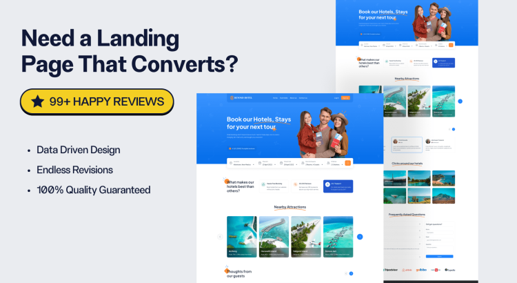I will design a  website or landing page design for your SaaS
